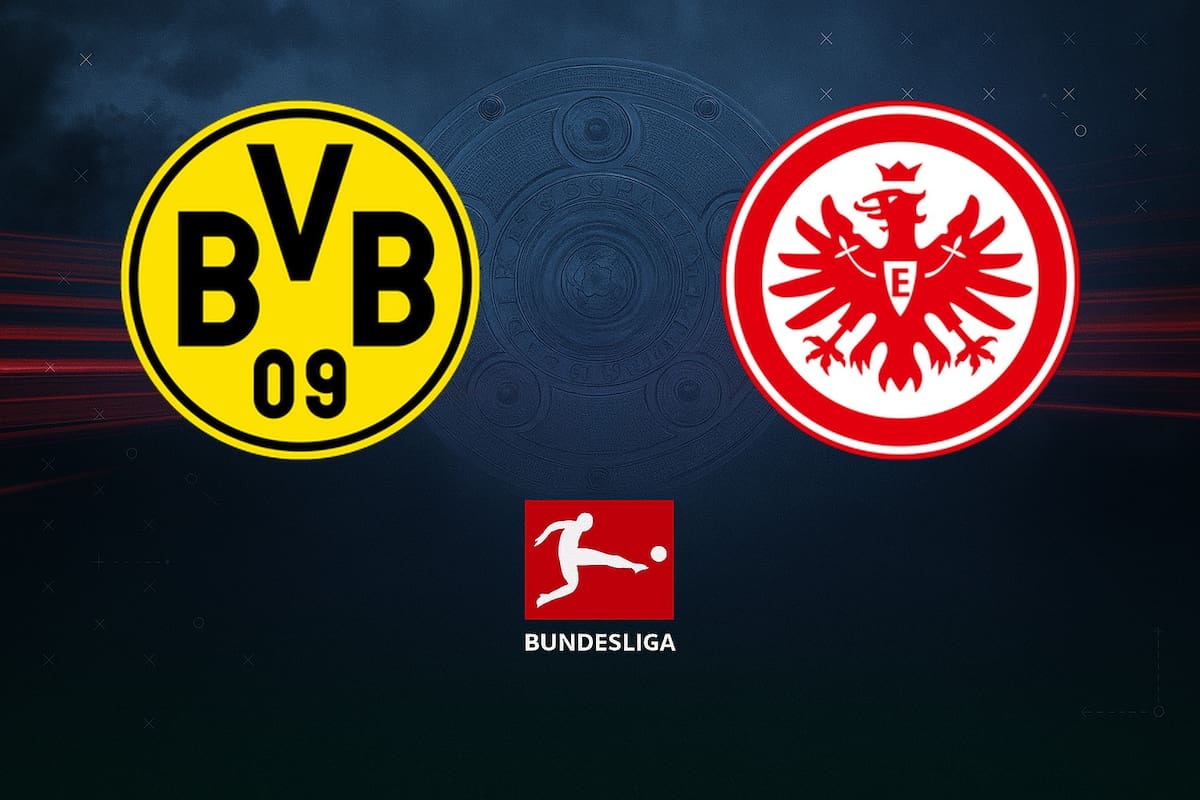 Borussia Dortmund y Eintracht Frankfurt disputaron uno de los encuentros de la jornada del fútbol aleman