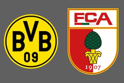 Borussia Dortmund y FC Augsburg disputaron uno de los encuentros de la jornada del fútbol aleman