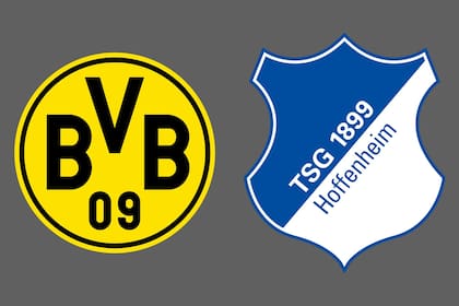 Borussia Dortmund y TSG Hoffenheim disputaron uno de los encuentros de la jornada del fútbol aleman
