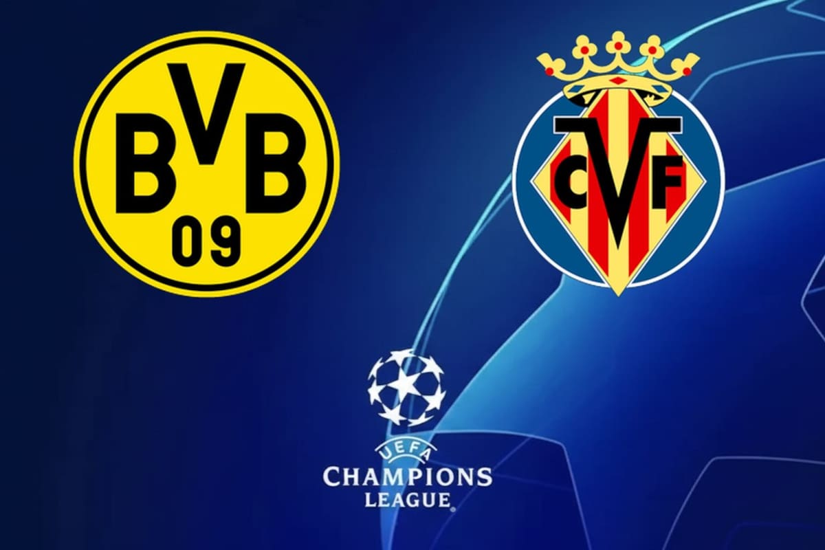 Borussia Dortmund y Villarreal disputaron uno de los encuentros de la jornada de la Champions League