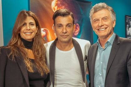 Bossi junto a Macri y Awada
