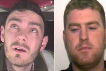 Maurice Robinson (i) y Ronan Hughes se declararon culpables de 39 cargos de homicidio