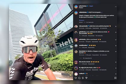 Bottas compartió un posteo en la red social Instagram con el que celebró la hazaña
