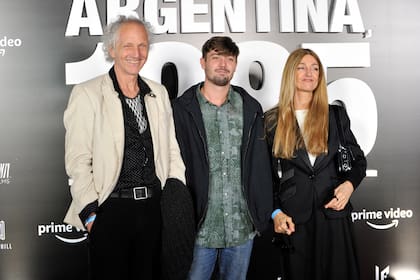Boy Olmi, Carola Reyna y su hijo Rafael Candino