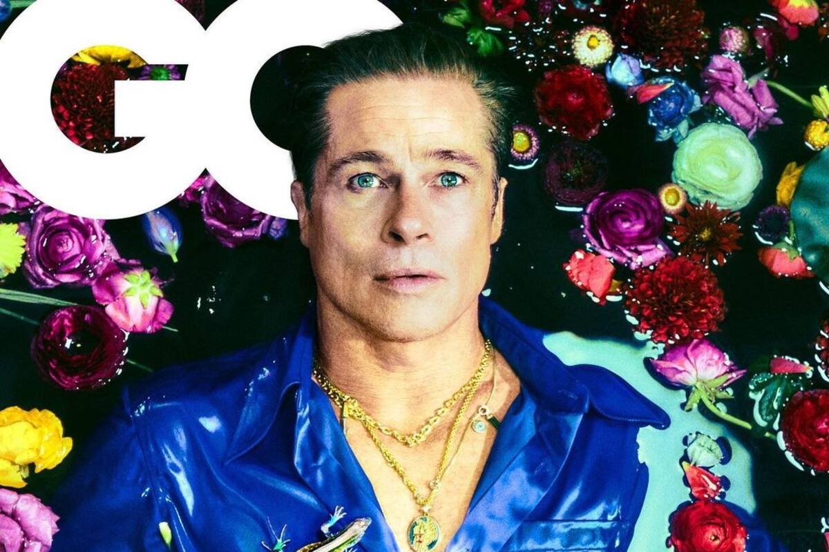 Brad Pitt en la portada de GQ que recibió comentarios adversos en twitter