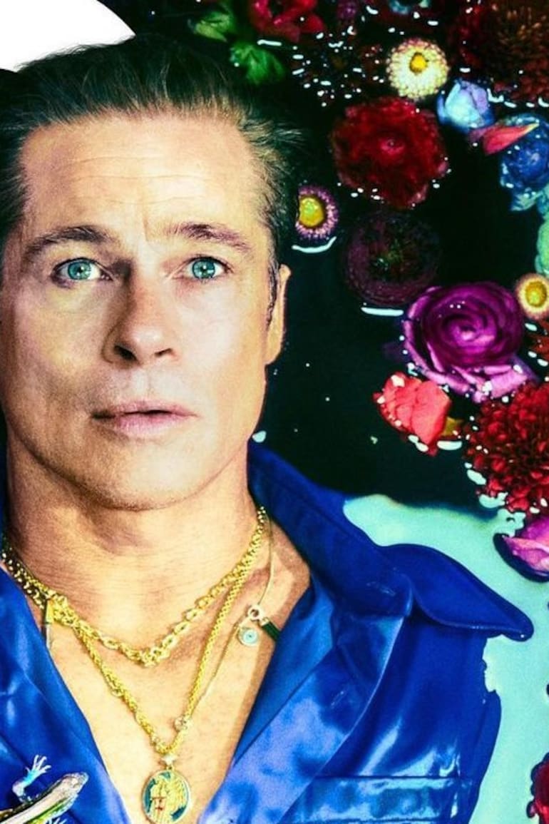 Brad Pitt en la portada de GQ que recibió comentarios adversos en twitter