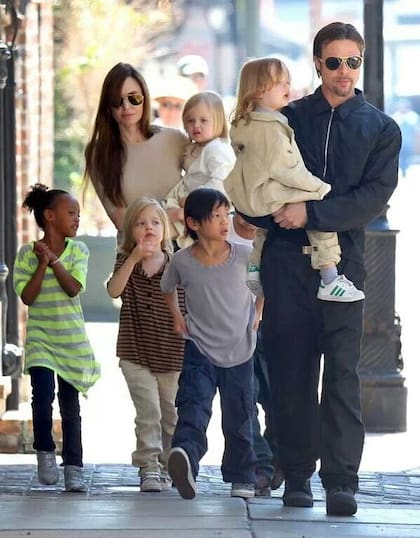 Brad Pitt y Angelina Jolie, antes de separarse