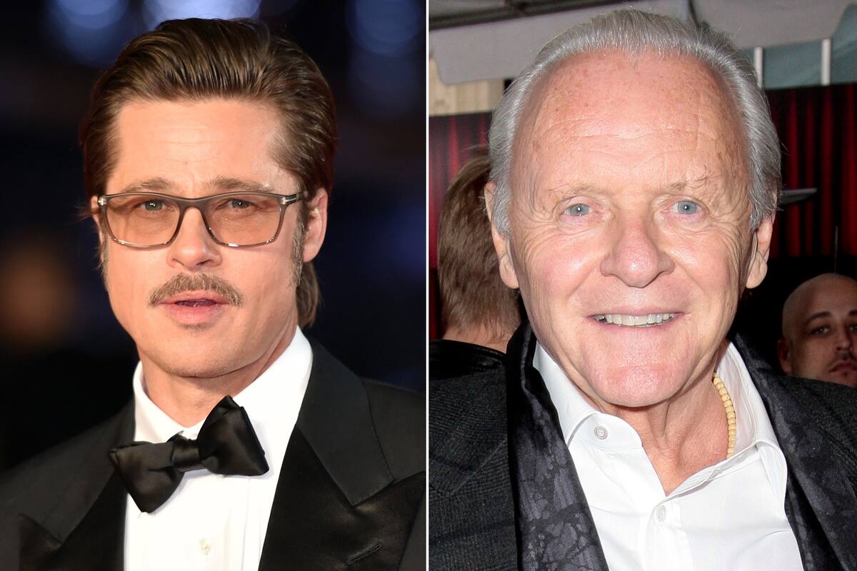 Brad Pitt y Anthony Hopkins hablaron de sus experiencias laborales y personales en una entrevista cruzada