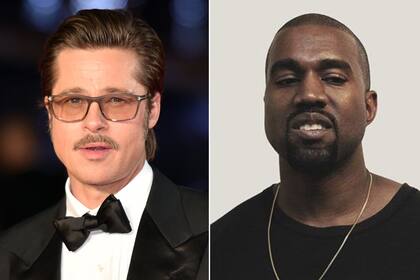 Brad Pitt y Kanye West, unidos por los pormenores de la paternidad