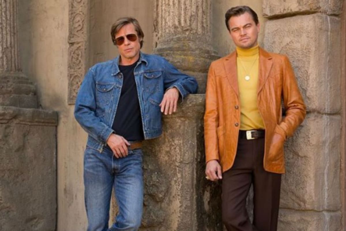 Brad Pitt y Leonardo DiCaprio en Once Upon a Time in Hollywood,