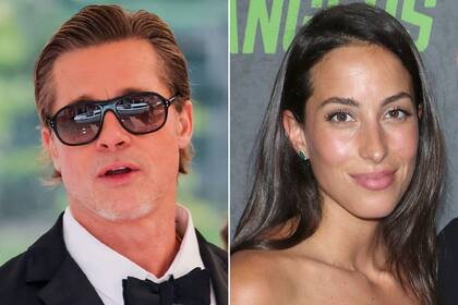 Brad Pitt y su novia, Inés de Ramón, asistieron al Festival de Cine de Santa Bárbara, en California