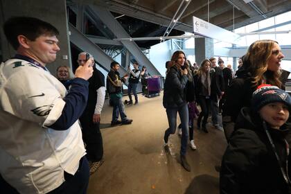 Gisele Bundchen fue a ver a su marido jugar en el Super Bowl