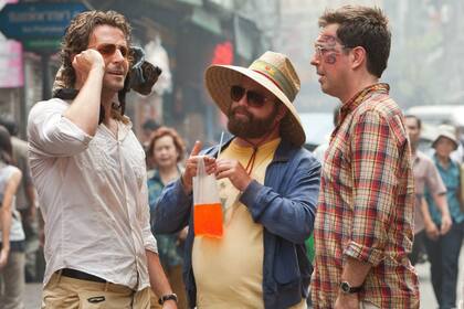 Bradley Cooper, Zach Galifianakis y Ed Helms