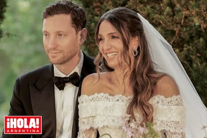 Bradley Sherman y la princesa Iman Pahlavi durante la ceremonia. Él es ejecutivo de una empresa de tecnología y viven juntos en Maryland.