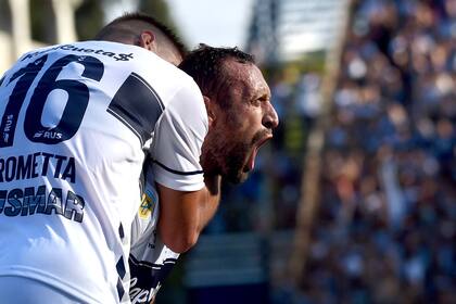 Brahian Aleman, con alma y vida, en Gimnasia