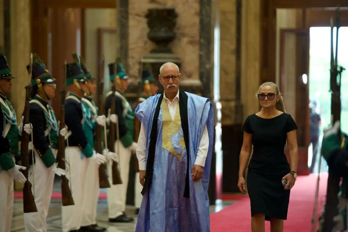 Brahim Gali, presidente de la República Árabe Saharaui.
Foto: Natalia Rovira.