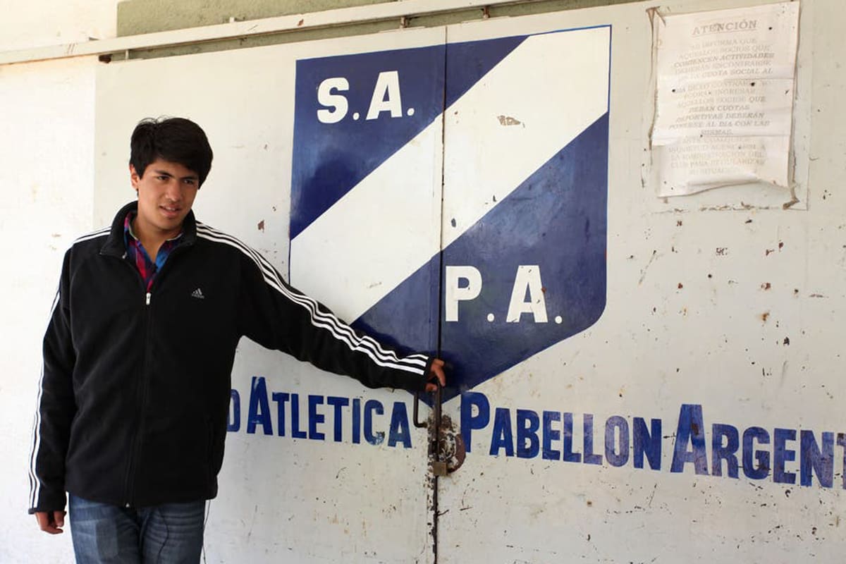 Braian Toledo, cuando daba sus primeros pasos en el alto rendimiento