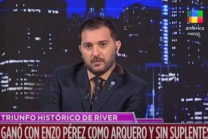 Brancatelli acusó al presidente de River por arreglar el partido de la Libertadores. Fuente: América