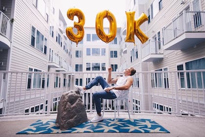 Branden Condy trabajó duro para sumar seguidores en Insagram, y hoy ya tiene más de 240 mil.