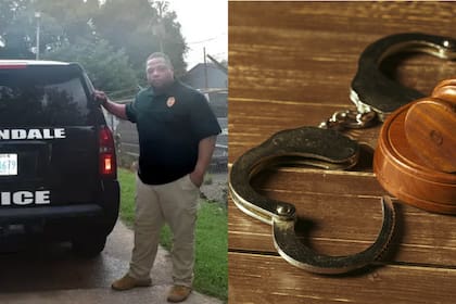 Brandon Addison, de 41 años y exjefe de la policía de Hollandale, implicado en la causa