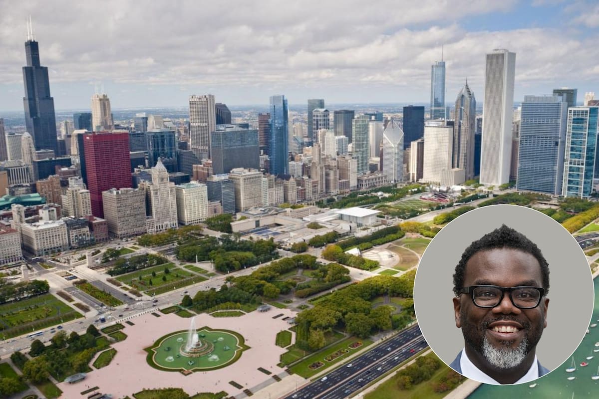 Brandon Johnson comienza a transitar una etapa de mayor exposición como alcalde de Chicago (Brandonforchicago/Canva)