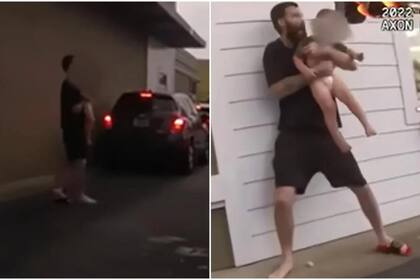 Brandon Matthew Douglas Lohner fue arrestado en Florida y utilizó a su hijo como escudo