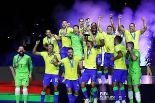Así quedó la tabla de campeones del Mundial de Futsal, tras el título de Brasil