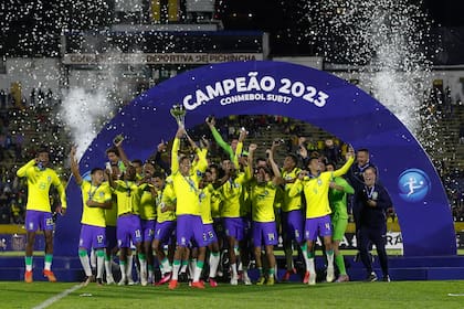 Brasil logró su título número 13 en el Sudamericano Sub 17 y recuperó la corona que tenía la Argentina