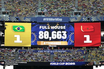 Brasil-Marruecos se jugó en el Met life de Nueva Jersey y fue uno de los partidos con más asistentes en este Mundial