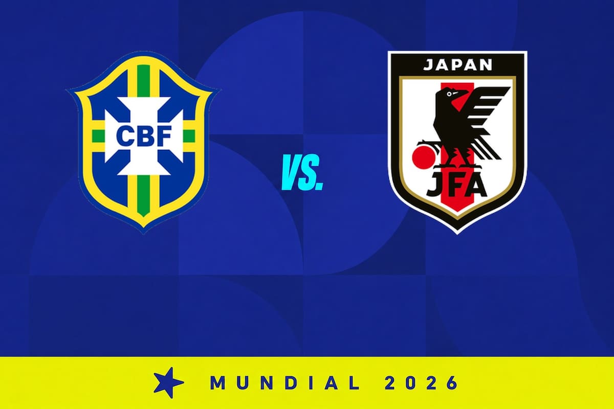 Brasil venció 2-1 a Japón, por el Mundial 2026