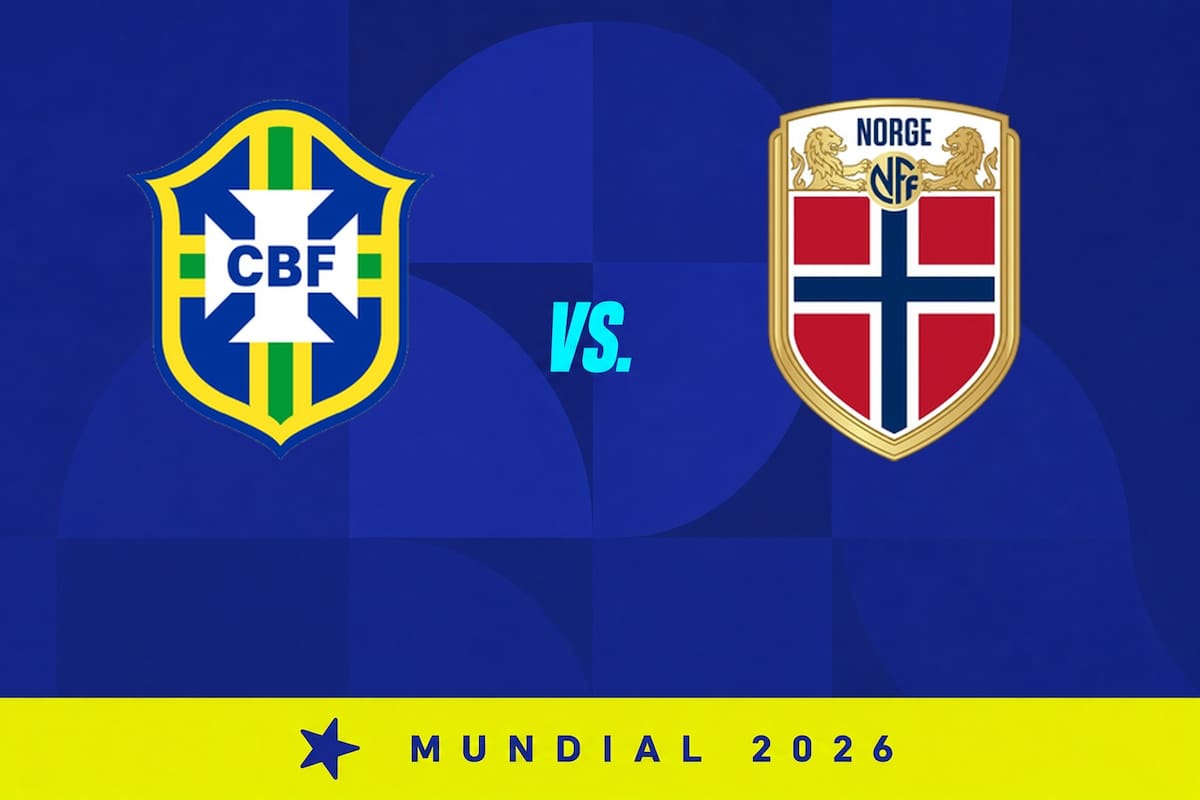 Brasil vs. Noruega por el Mundial 2026: día, hora y cómo seguir online