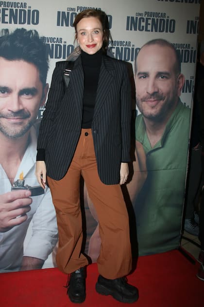 "¡Bravísimo!", le escribió Brenda Gandini a Gonzalo Heredia en su cuenta de Instagram tras el estreno de la obra.