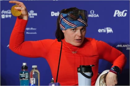 Breezy Johnson levantó la voz acerca del desperfecto de las medallas