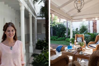 Brenda Buchanan nos muestra más espacios que permiten la charla íntima o la contemplación dentro del hotel.