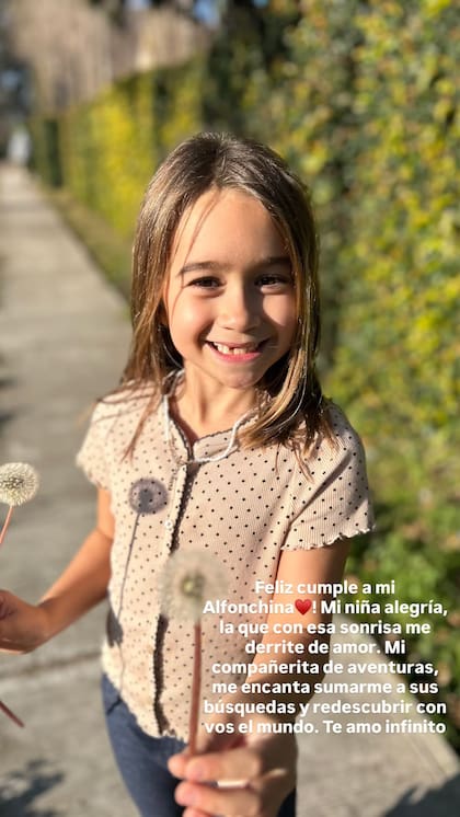 Brenda Gandini le dedicó un tierno posteo a su hija (Foto: Captura Instagram/@brendagandiniok)