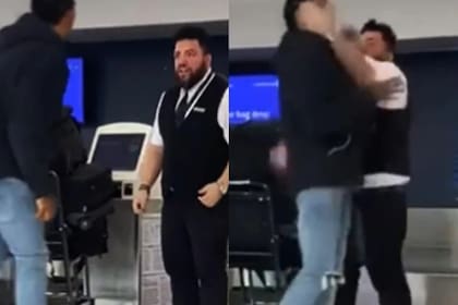 Brendan Langley protagonizó una pelea con el empleado de un aeropuerto
