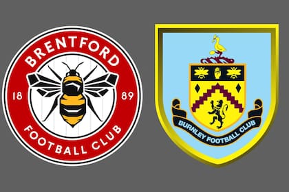 Brentford y Burnley disputaron uno de los encuentros de la jornada del fútbol inglés