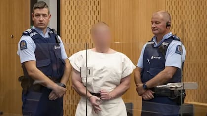 Brenton Tarrant, durante el juicio en su contra