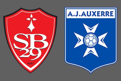 Brest y Auxerre disputaron uno de los encuentros de la jornada del fútbol francés