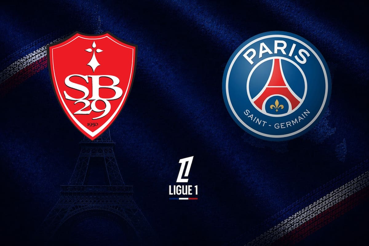 Brest y Paris Saint-Germain disputaron uno de los encuentros de la jornada del fútbol francés