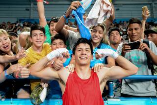 Arregui, el chico que se crió a los golpes, fue papá a los 17 y ya tiene un oro