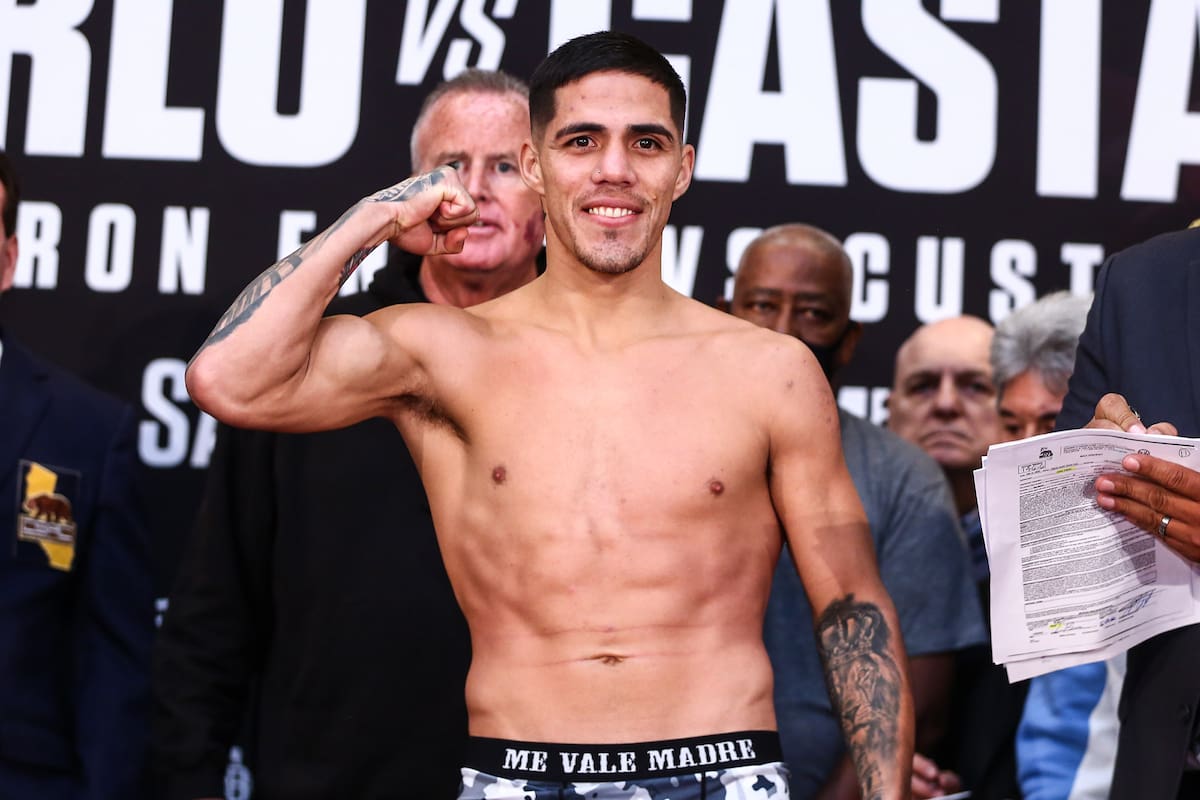 Brian Castaño, antes de su última pelea, frente a Jermell Charlo