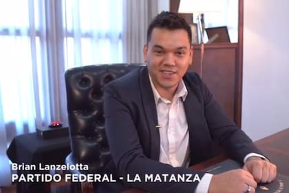 Brian Lanzelotta, exparticipante de Gran Hermano, anunció su candidatura como concejal de La Matanza a través de sus redes sociales