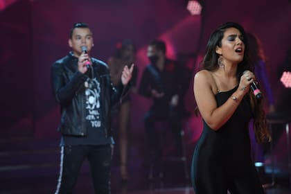 Brian Lanzelotta y Ángela Leiva tuvieron una gran noche