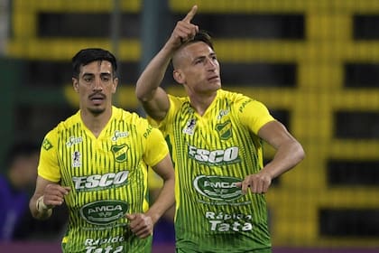 Brian Romero abrió el marcador para el equipo de Florencio Varela