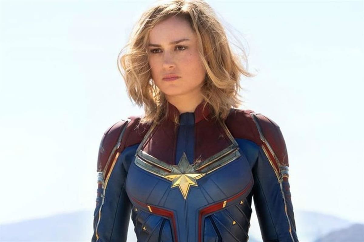 Brie Larson como la Capitana Marvel
