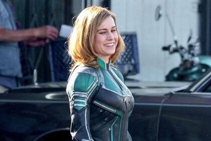 Brie Larson en la piel de la Capitana Marvel, será la primera heroína de esa productora en tener su propia película.