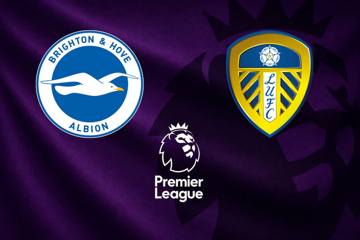 Brighton and Hove Albion vs. Leeds United, por una nueva jornada del fútbol inglés