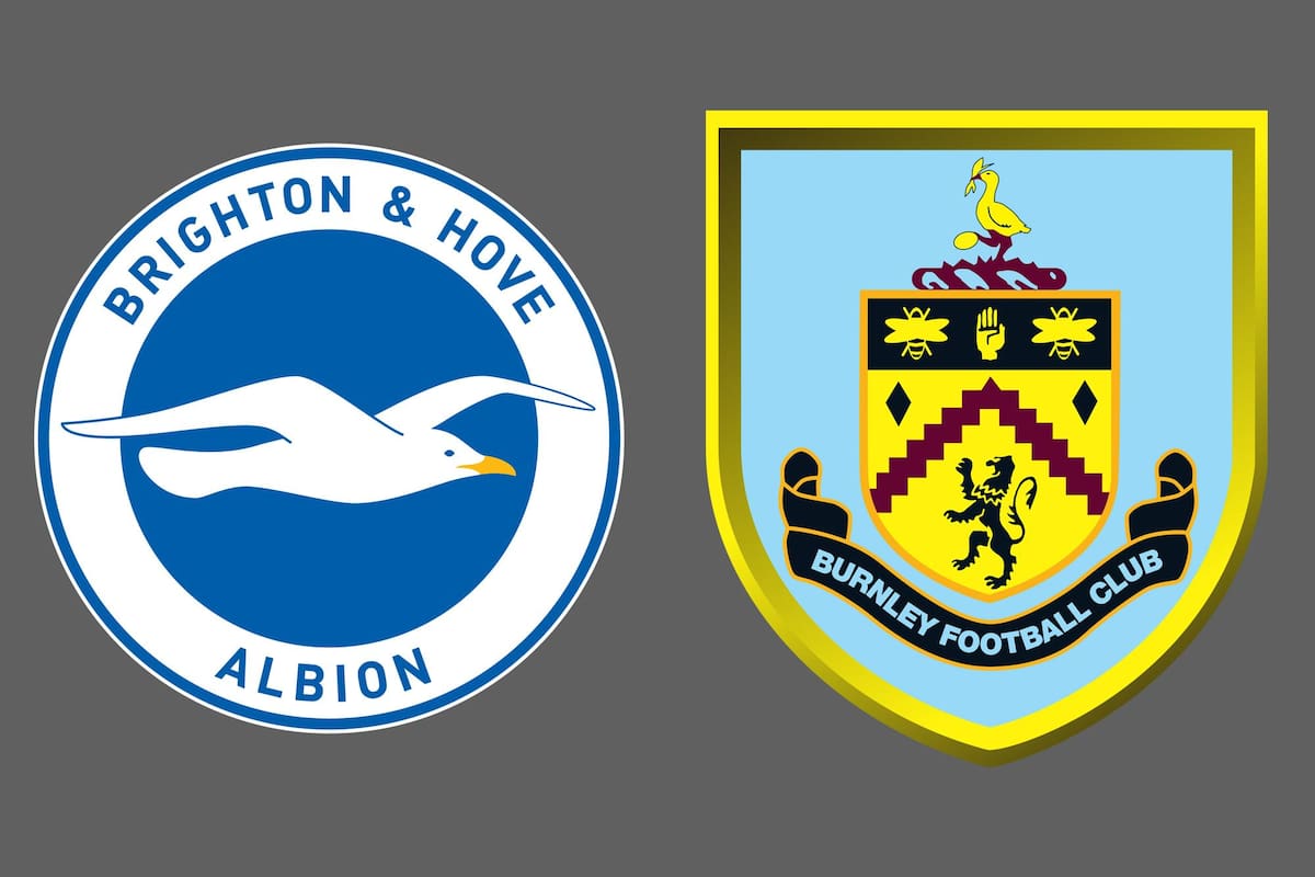Brighton and Hove Albion y Burnley disputaron uno de los encuentros de la jornada del fútbol inglés