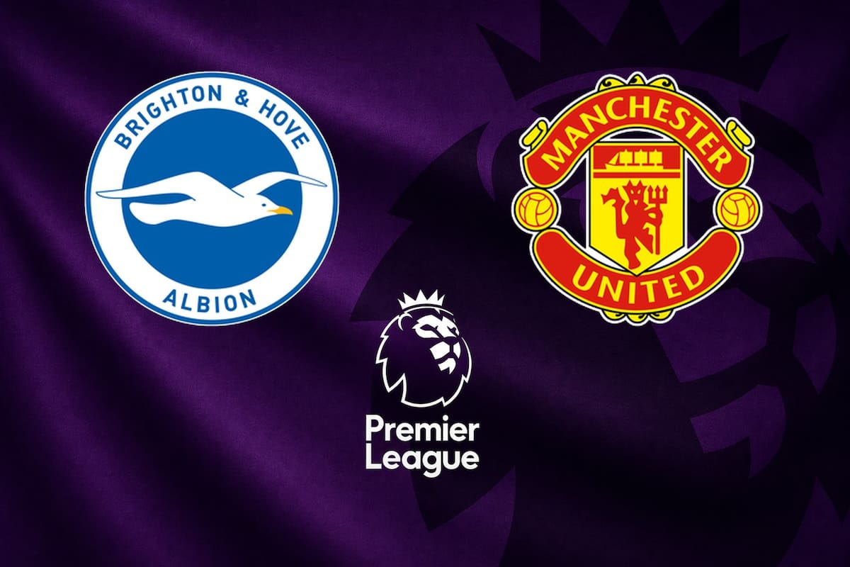 Brighton and Hove Albion y Manchester United disputaron uno de los encuentros de la jornada del fútbol inglés